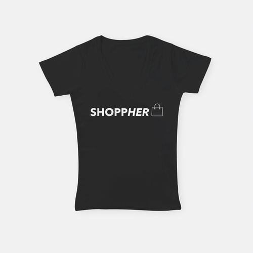 Shopp Her  |  V-Neck T-Shirt
