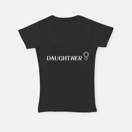 Daught Her  |  V-Neck T-Shirt