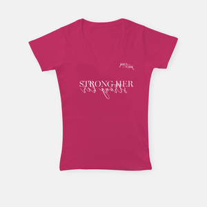 Strong Her | V-Neck T-Shirt