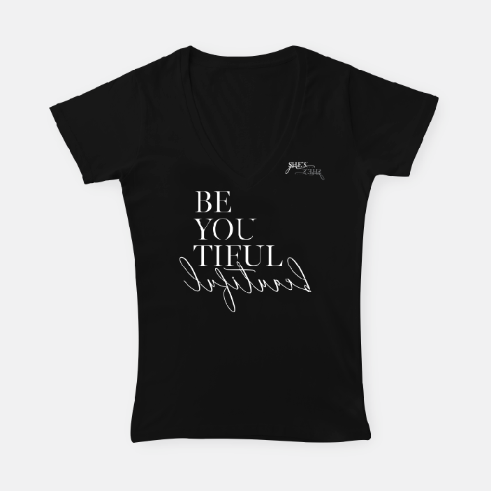 Be You Tiful  |  V-Neck T-Shirt