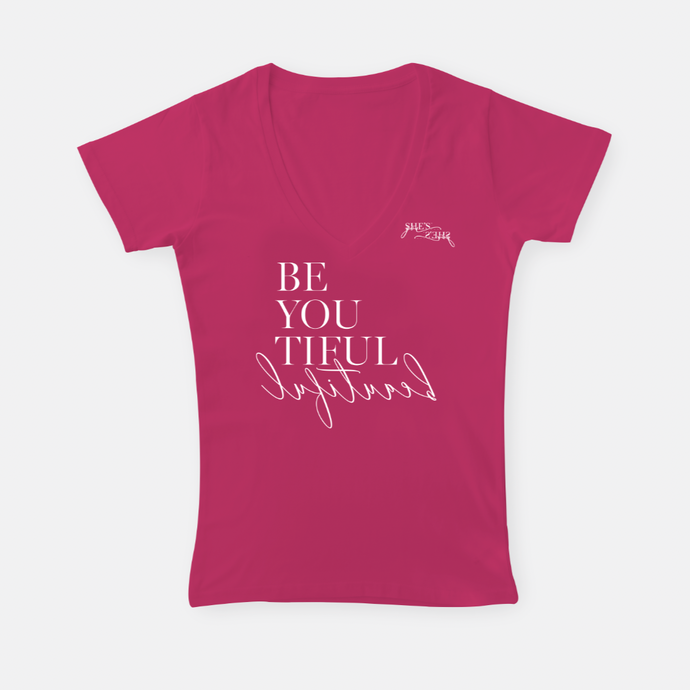Be You Tiful  |  V-Neck T-Shirt