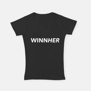 Winn Her  |  V-Neck T-Shirt