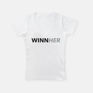 Winn Her  |  V-Neck T-Shirt