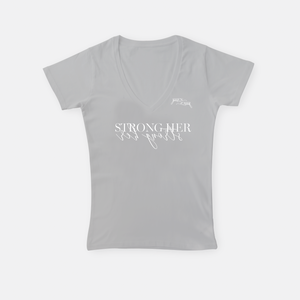 Strong Her | V-Neck T-Shirt