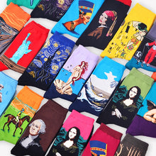 Load image into Gallery viewer, Retro Fun Van Gogh Art - Famous Painting Socks